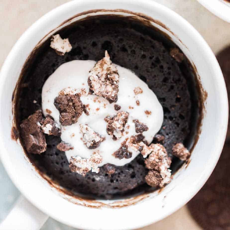 Instant oreo mug discount cake